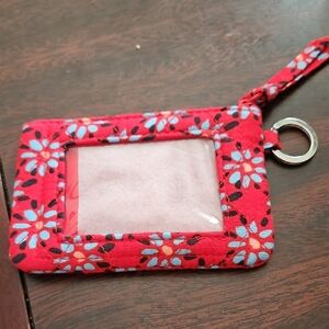 Vera Bradley Vibrant Red Fabric Interior